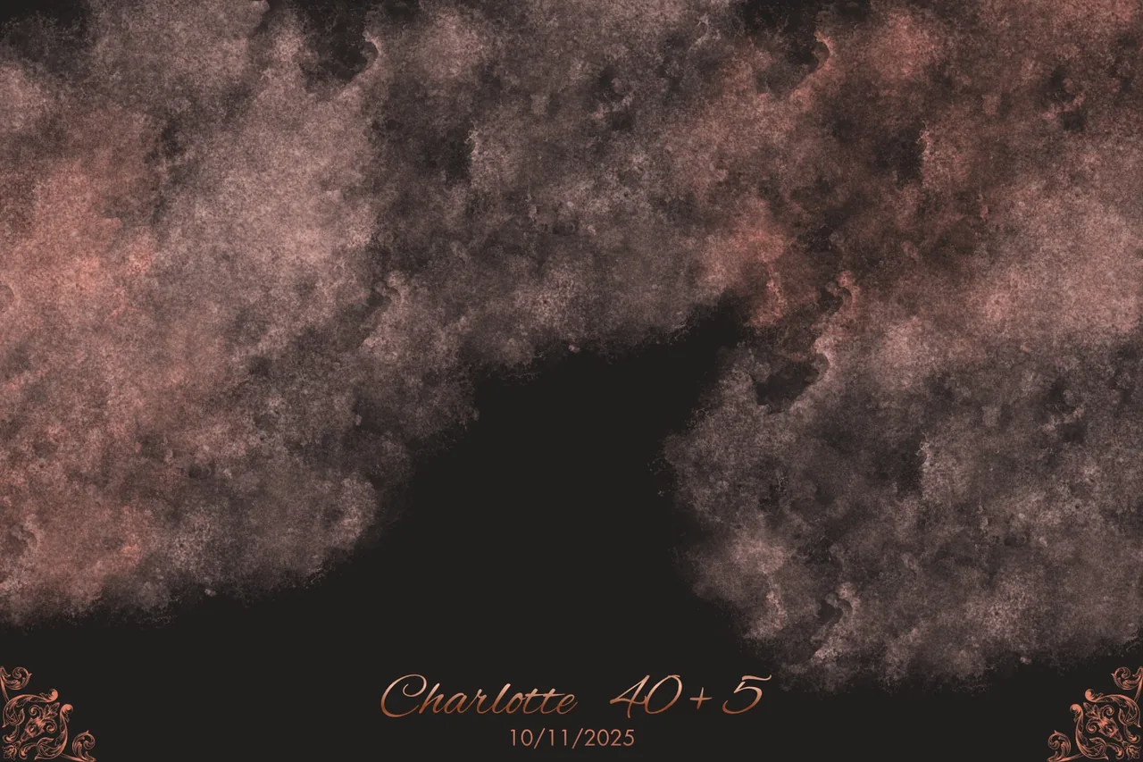 Fond aquarelle chocolat cuivré &mdash; Anniversaire chic