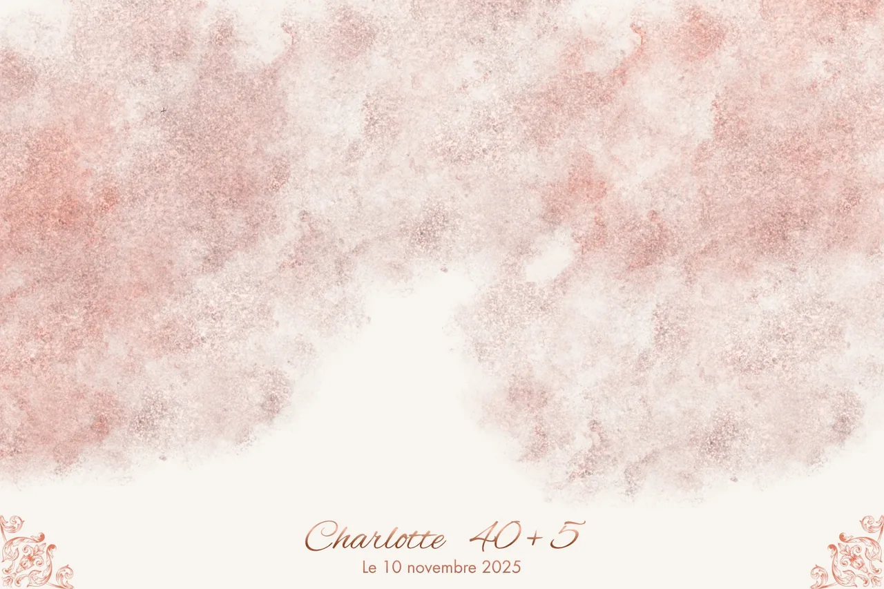 Fond aquarelle rose poudré &mdash; Anniversaire élégant